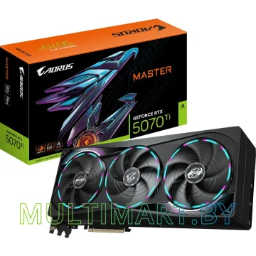 Видеокарта Gigabyte Aorus GeForce RTX 5070 Ti Master 16GB GDDR7 (GV-N507TAORUS M-16GD) картинка 8